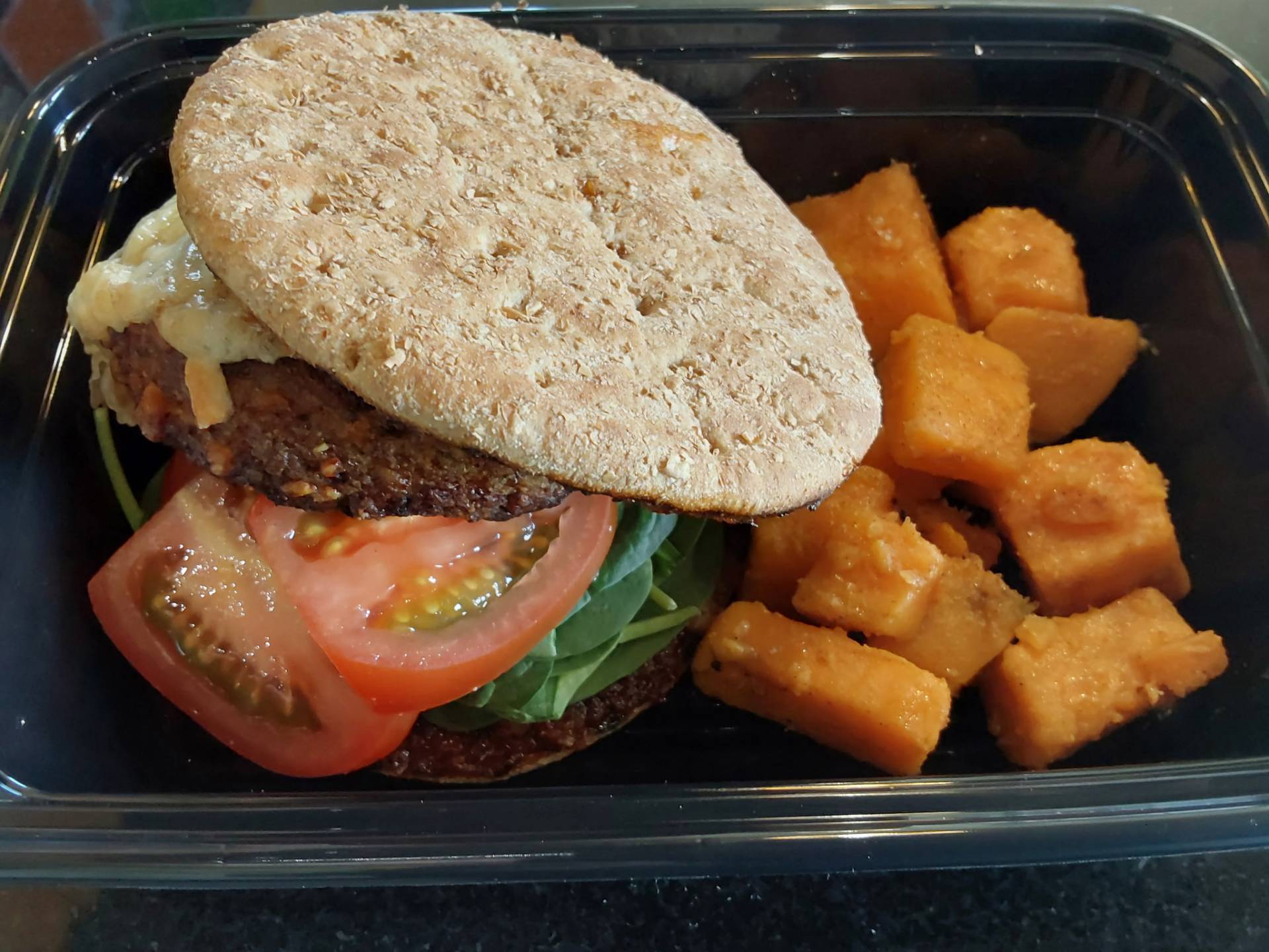 Italian Burger Plate