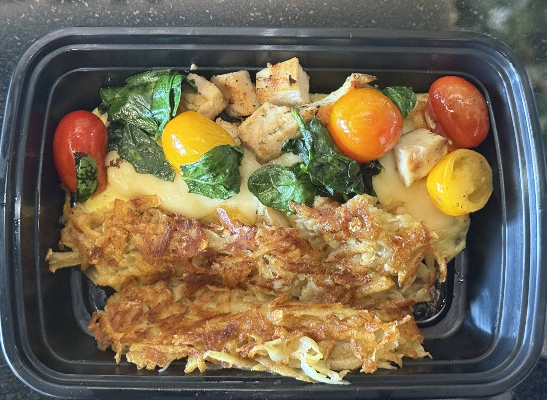 Chicken Florentine Omelet