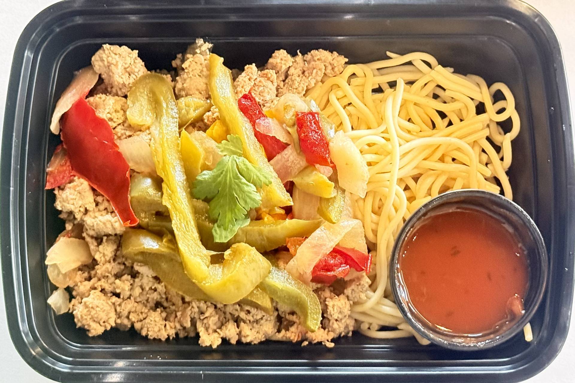 Turkey and Peppers Pasta